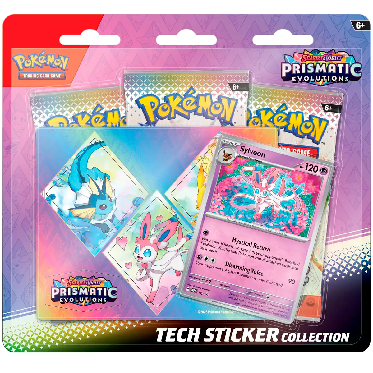 Prismatic Evolutions Tech Sticker Collection Sylveon